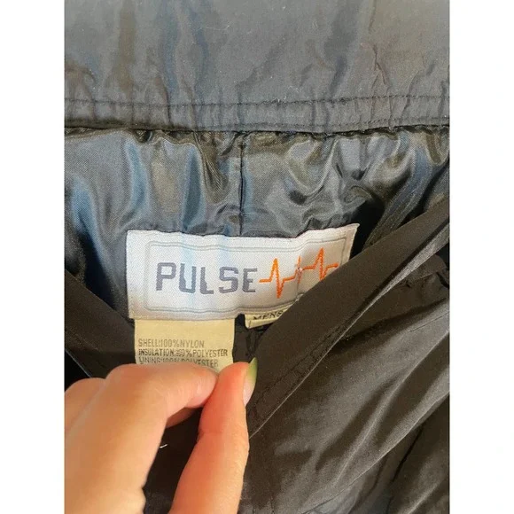 Pulse Mens 2XL Black Insulated Cargo Snow Pants Ski Snowboard Winter Utility - Picture 10 of 11